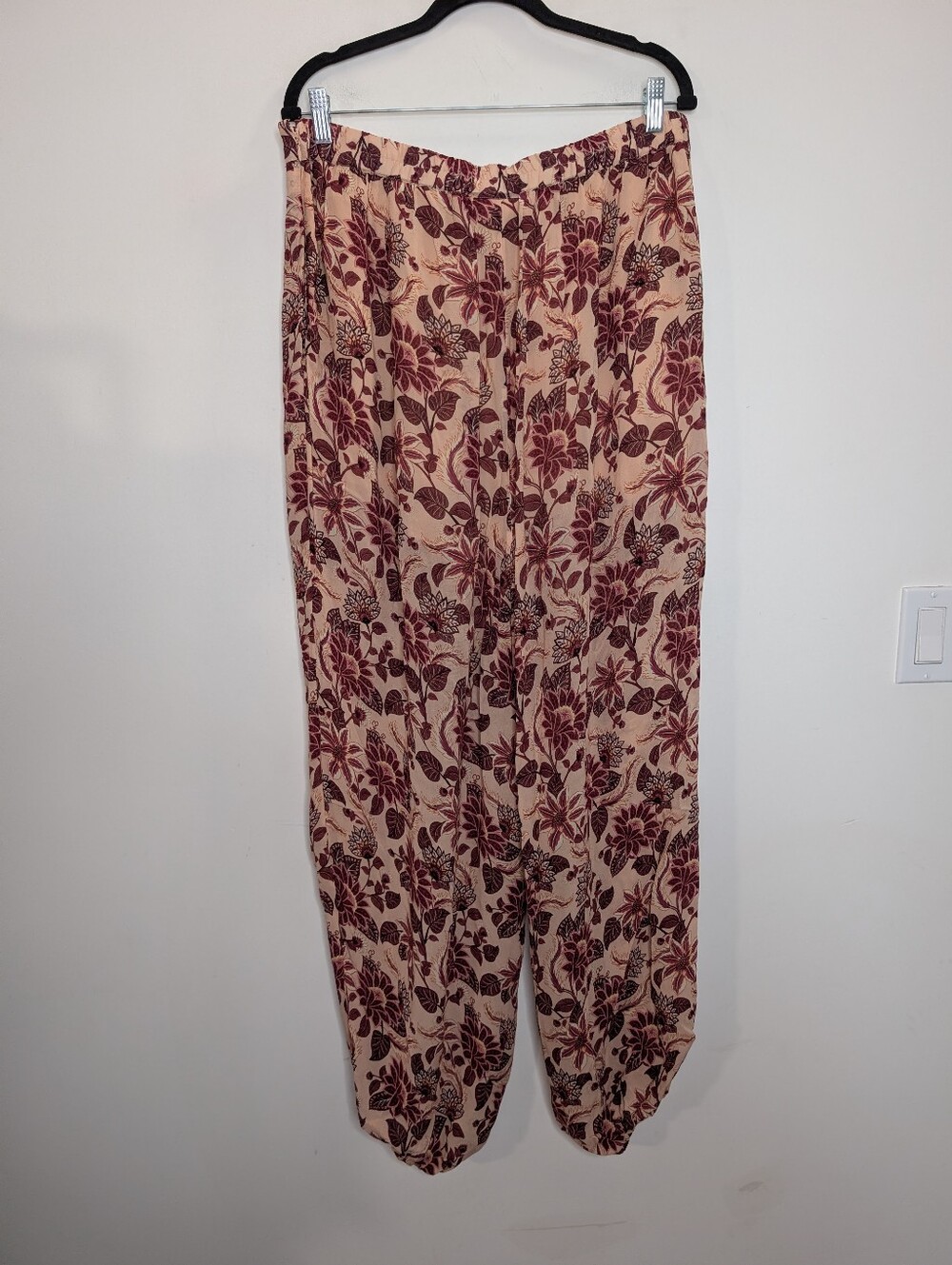 FARM Rio Floral Balloon Pants | Boho Wide Leg Lounge Trousers - Picture 7 of 7
